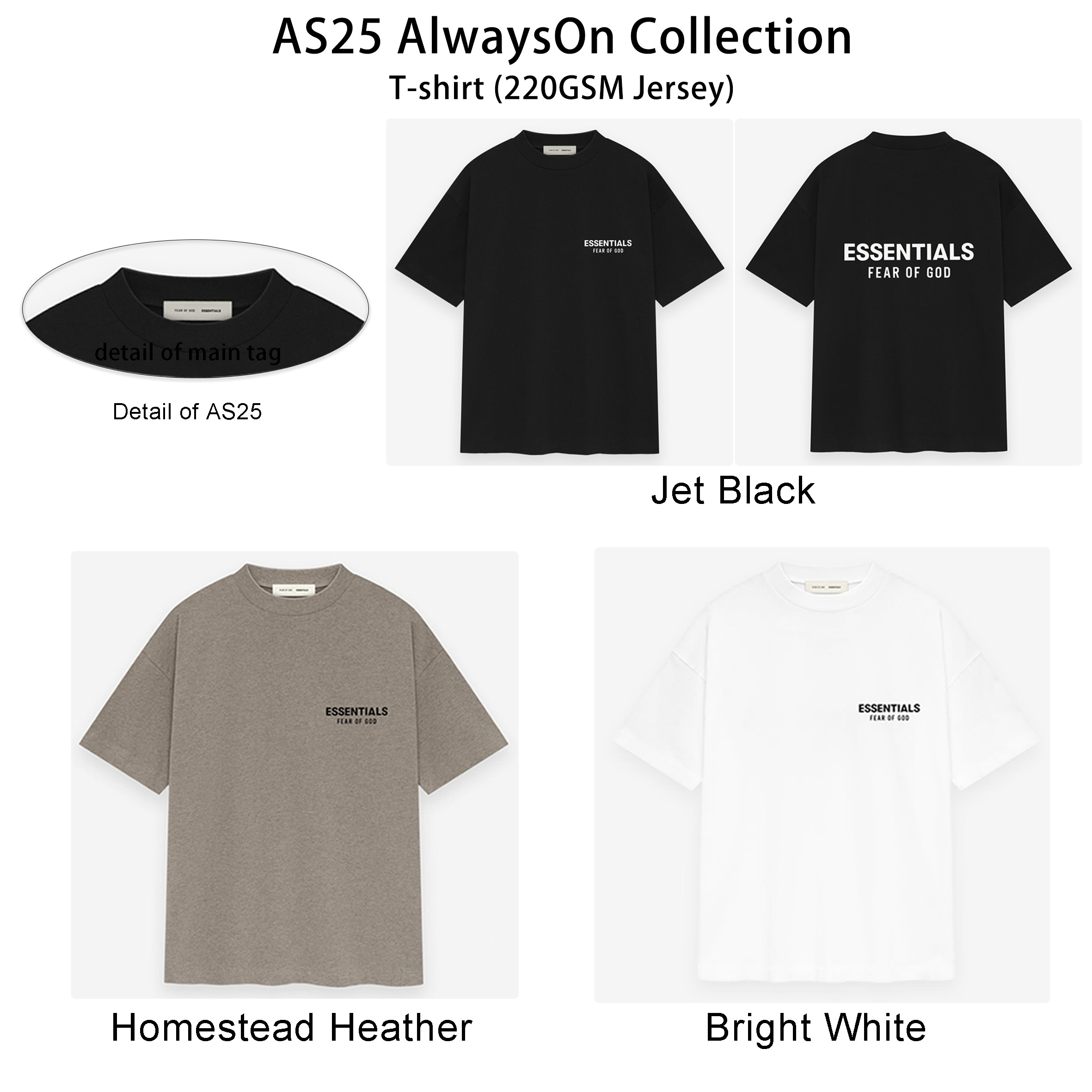 AS25 Essentials S-Shirt (Always On Collection)