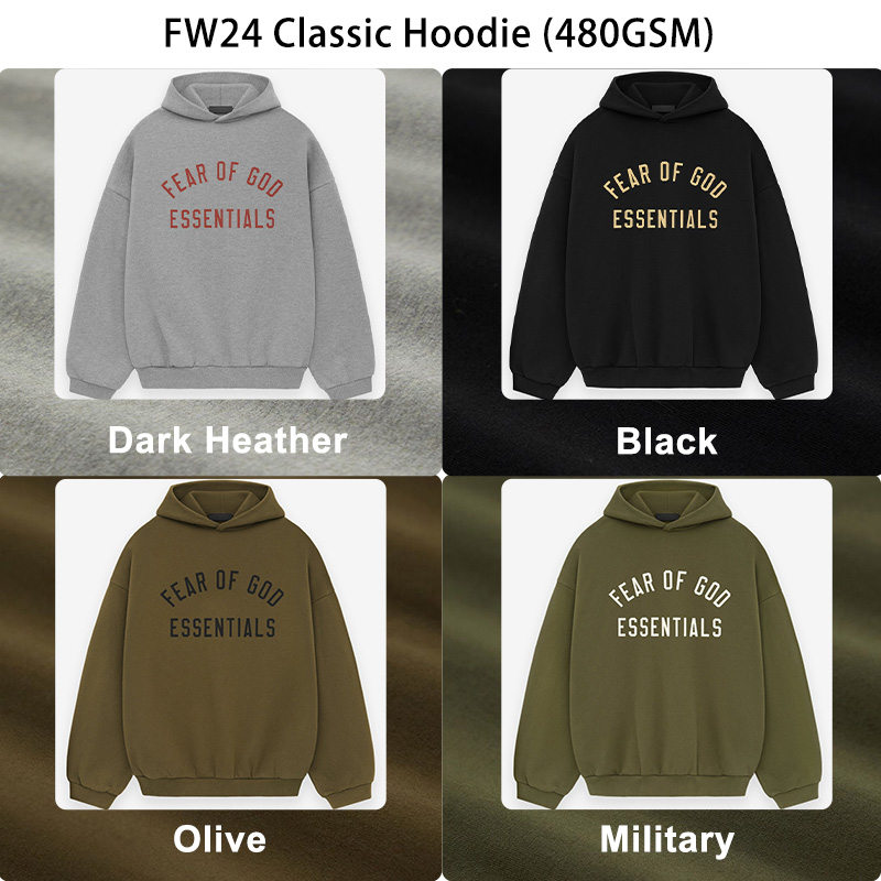 FW24 Essentials Hoodie (480GSM Fleece)