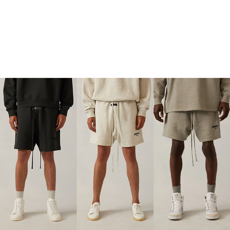 SS22 Essentials Shorts (Black Velvety Print)