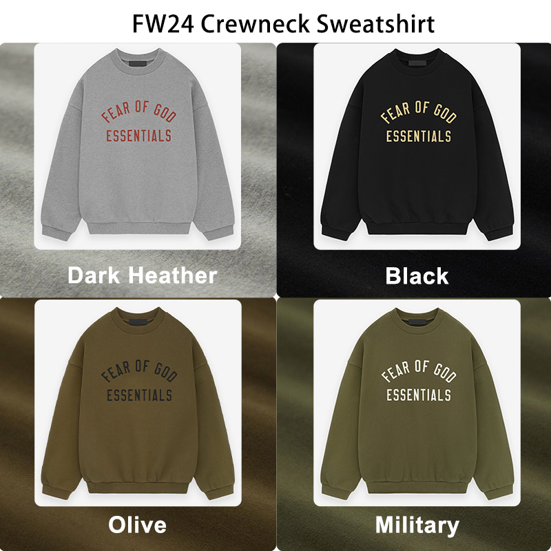 FW24 Essentials Crewneck Sweatshirt (480GSM Fleece)