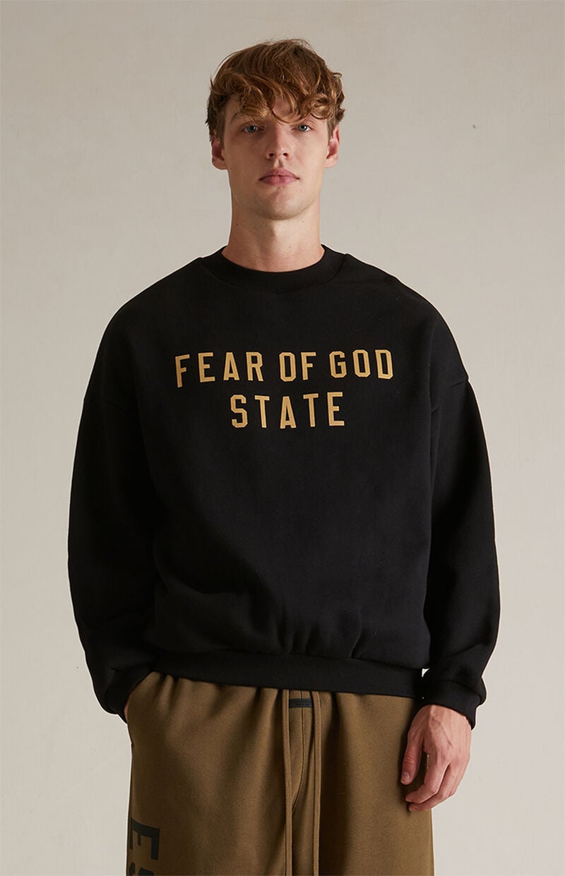 FW24 Essentials State Crewneck Sweatshirt (480GSM Fleece) - Image 4