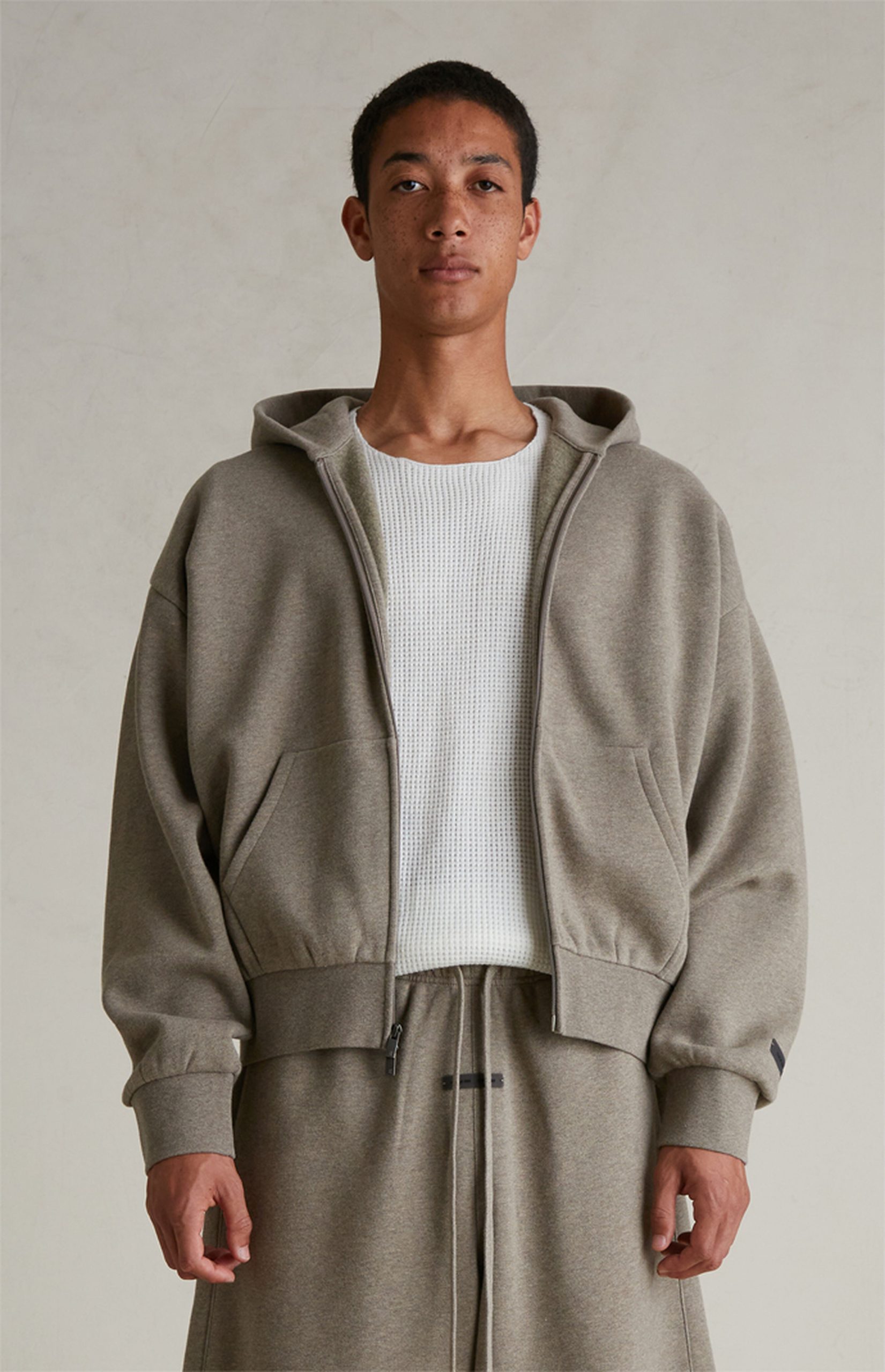 SP25 Essentials Full-Zip Hoodie (Metallic Logo) - Image 2