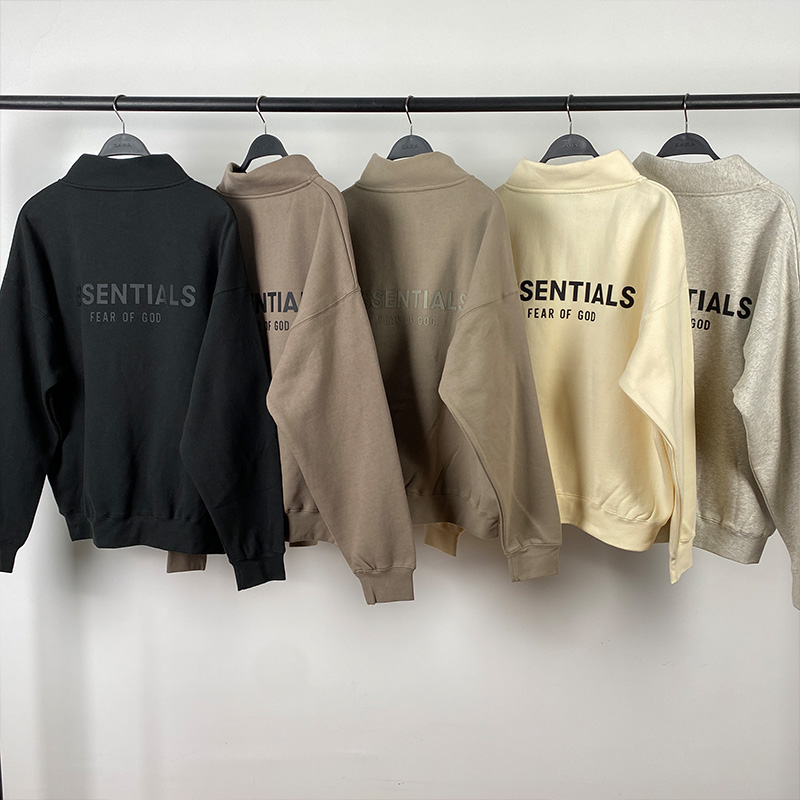 SS21 Essentials Half Zip Sweatshirt - Image 2