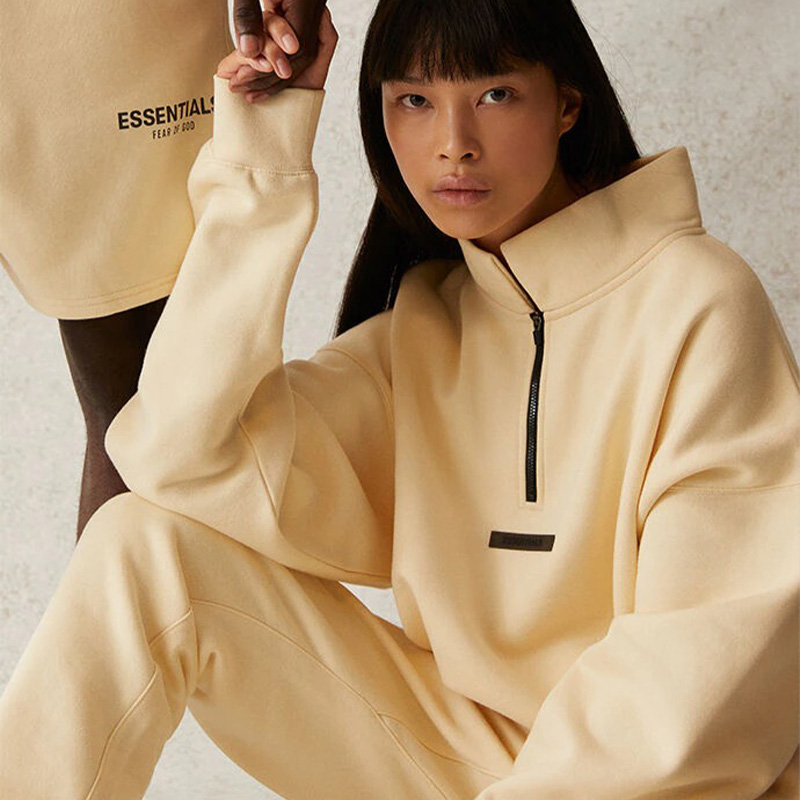 SS21 Essentials Half Zip Sweatshirt - Image 5