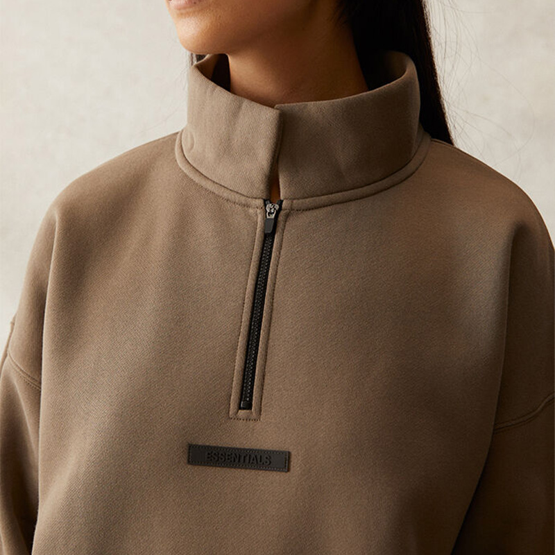 SS21 Essentials Half Zip Sweatshirt - Image 6