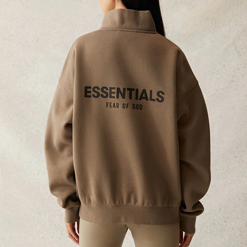 SS21 Essentials Half Zip Sweatshirt - Image 7