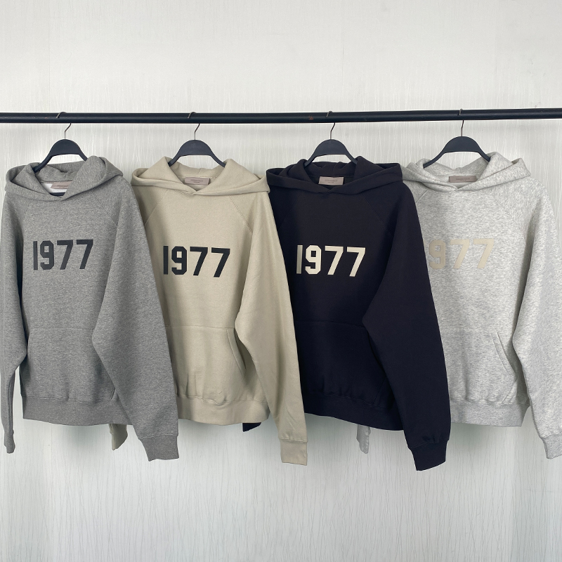 SS22 1977 Collection Essentials Hoodie (1977Velvety) - Image 2