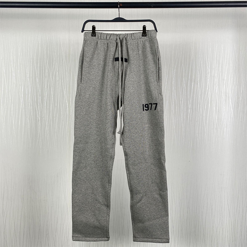 SS22 1977 Essentials Relaxed Sweatpants (Black Velvety Print) - Image 2