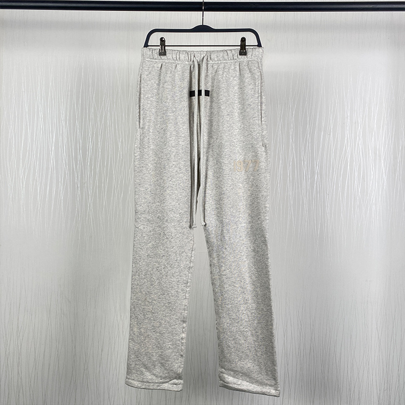 SS22 1977 Essentials Relaxed Sweatpants (Black Velvety Print) - Image 3