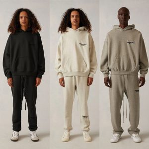 SS22 Essentials Hoodie (Black Velvety)