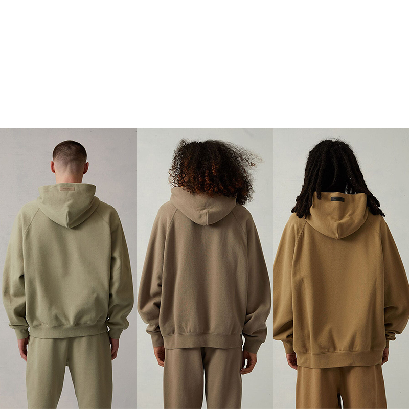 SS22 Essentials Hoodie (White Velvety) - Image 2