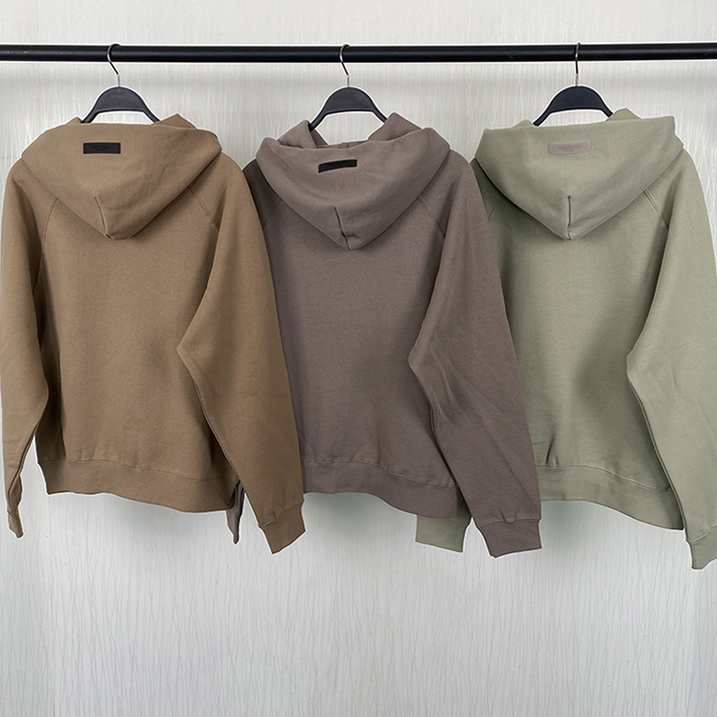 SS22 Essentials Hoodie (White Velvety) - Image 3