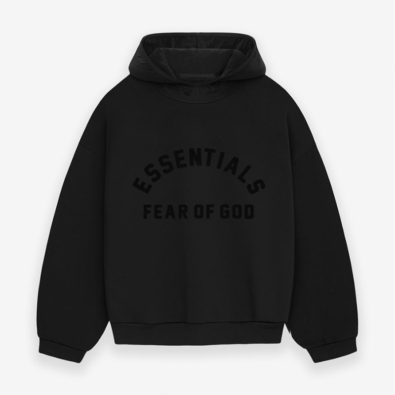 SS24 Essentials Nylon Fleece Hoodie - Image 7